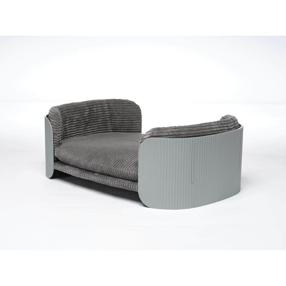 Medium Grey Scandinavian style Cat Couch Bed, Pet Sofa Cats Pet Furniture E