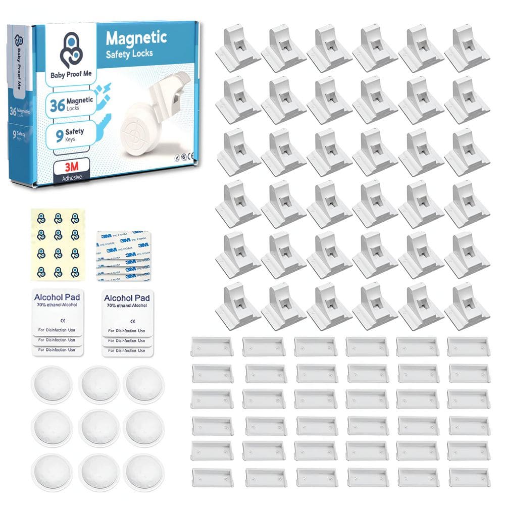 Magnetic Safety Lock Kit (36 Locks + 9 Keys) price history on PriceWatchPro
