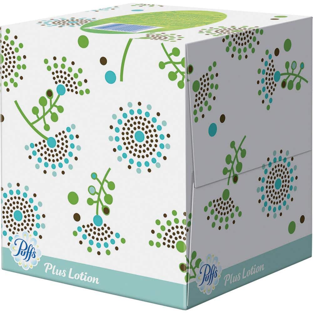 Puffs Plus Lotion White Facial Tissues - 56 Ea/Pack, 24 Pack 