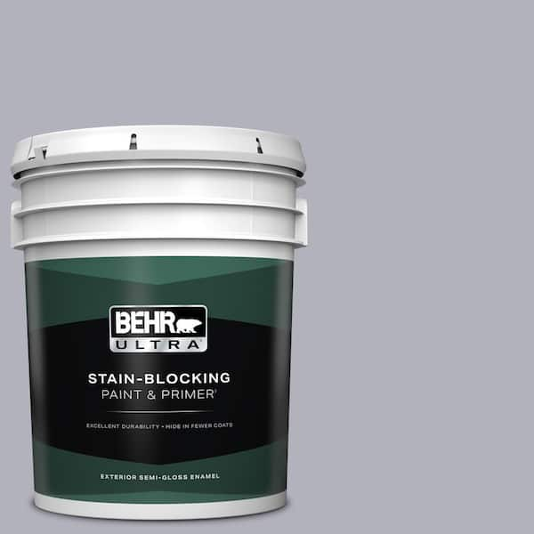 BEHR ULTRA 5 gal. #N540-3 Vanity Semi-Gloss Enamel Exterior Paint & Primer