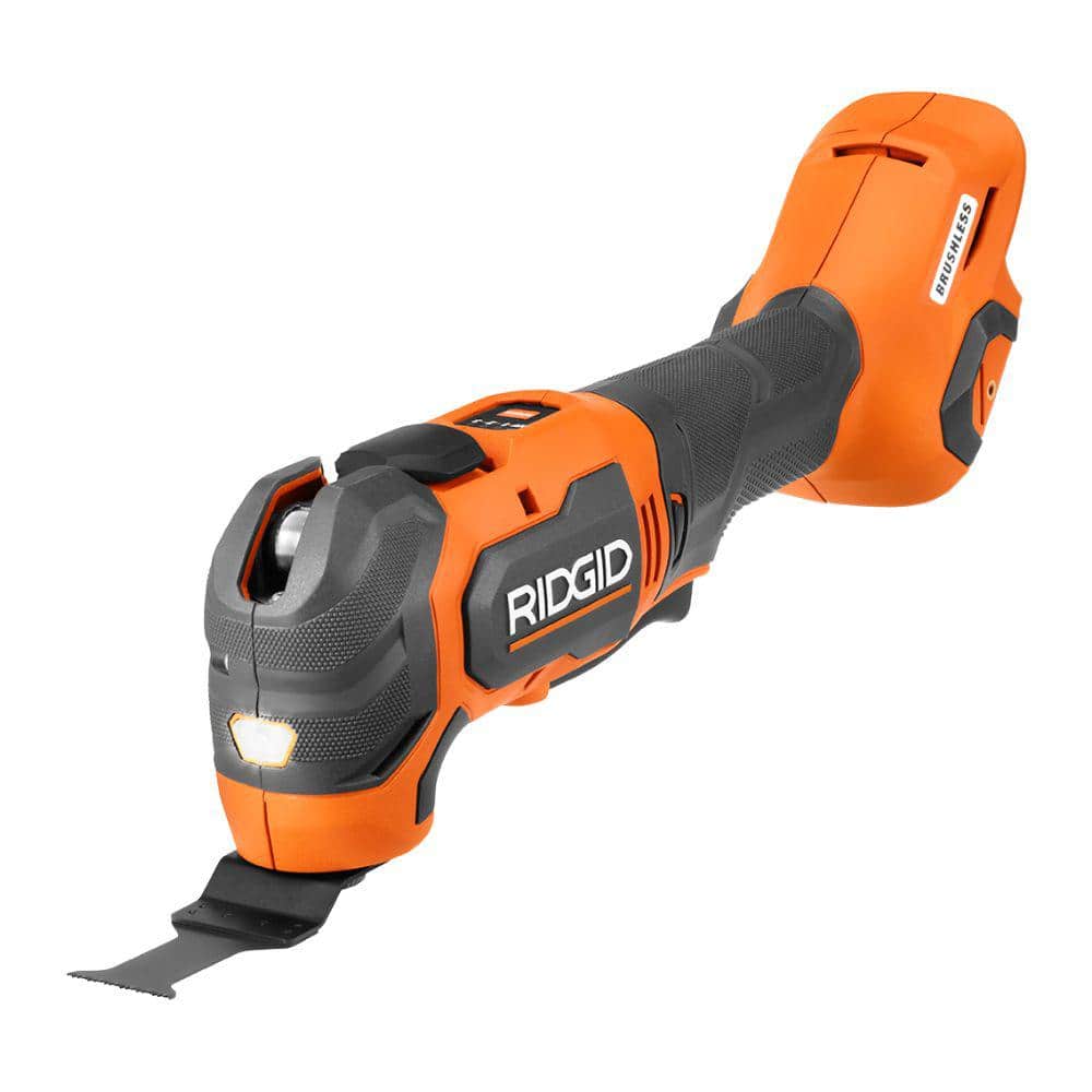 RIDGID 18V Brushless Cordless Multi-Tool (Tool Only) R86242B - The