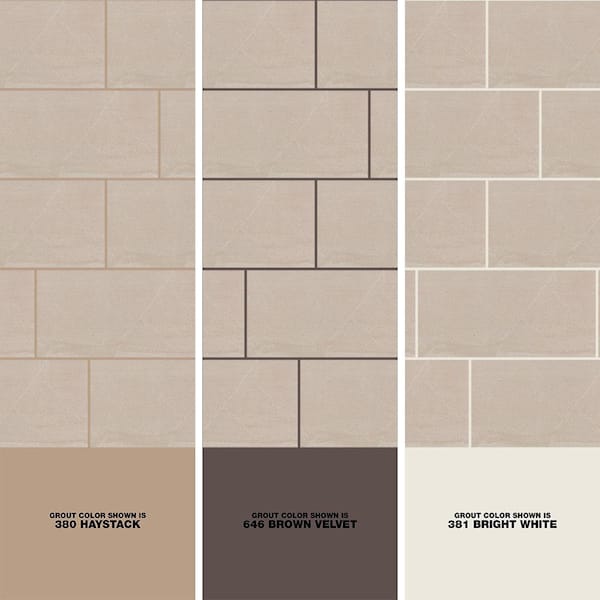 Rorington Taupe 12 in. x 24 in. Glazed Porcelain Floor and Wall Tile (17.6 sq. ft./Case) Rorington Taupe 12 in. x 24 in. Glazed Porcelain Floor and Wall Tile (17.6 sq. ft./Case)