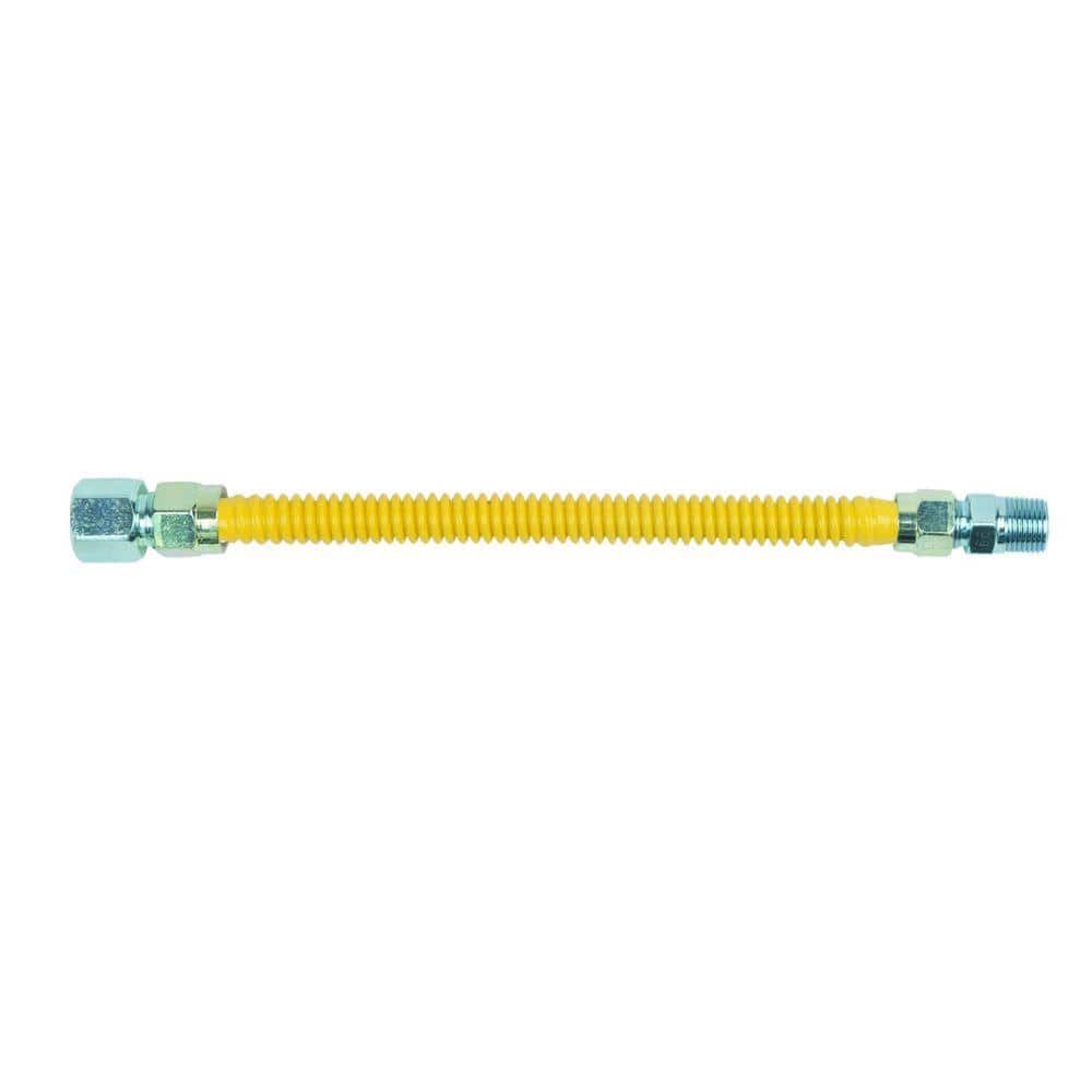 ProCoat 1/2 in. FIP x 1/2 in. MIP x 12 in. Stainless Steel Gas Connector 1/2 in. O.D. (102,000 BTU) price history on PriceWatchPro