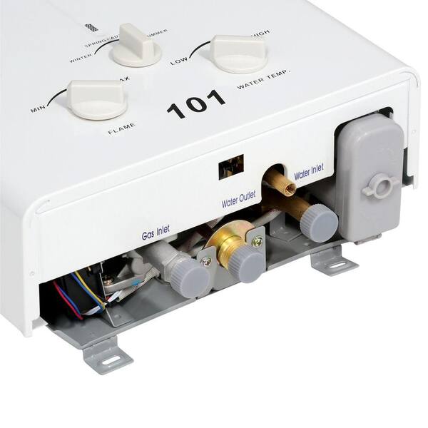 101 2.0 GPM 42,500 BTU Propane Gas Portable Tankless Water Heater