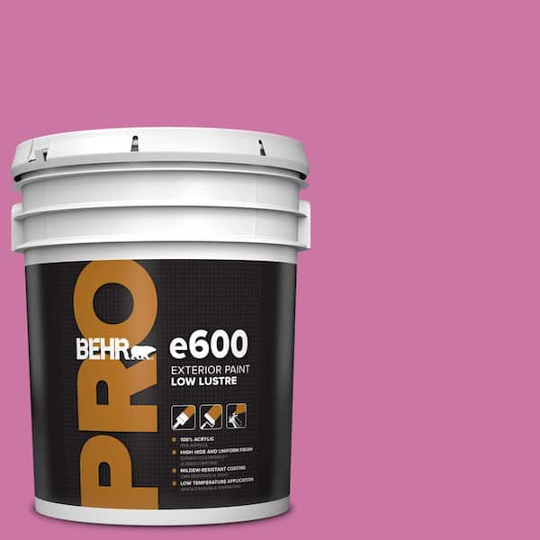 BEHR PRO 5 gal. #P120-4 Heart Breaker Low Luster Exterior Paint
