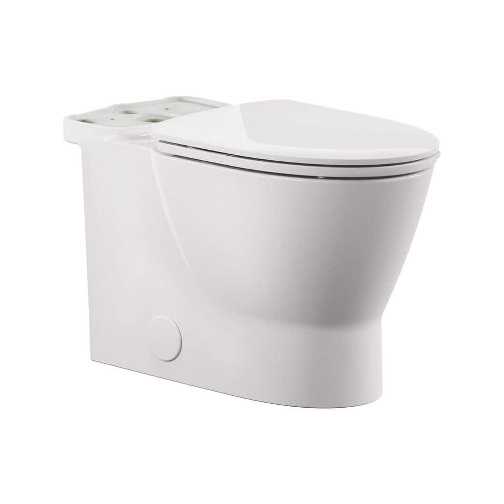 Aspirations Ecostrength Chair Height Elongated Toilet Bowl with Seat in White price history on PriceWatchPro