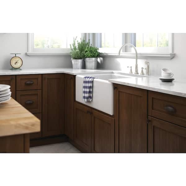 6-Pack Cup Dual Mount 2-1/2 or 3 in. (64/76 mm) Classic Cocoa Bronze Cabinet Drawer Cup Pulls