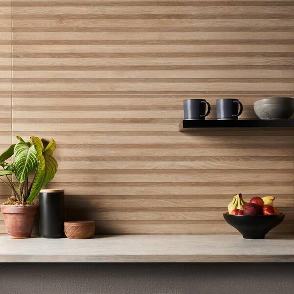 Ivy Hill Tile Brookline Ribbon Miel Brown 23.62 in. x 47.24