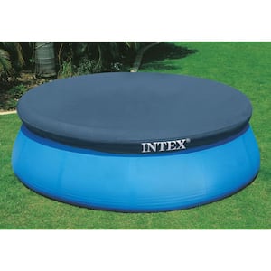 15 ft. x 33 in. Round Easy Set Above Ground Swimming Pool, Filter Pump and Cover Tarp