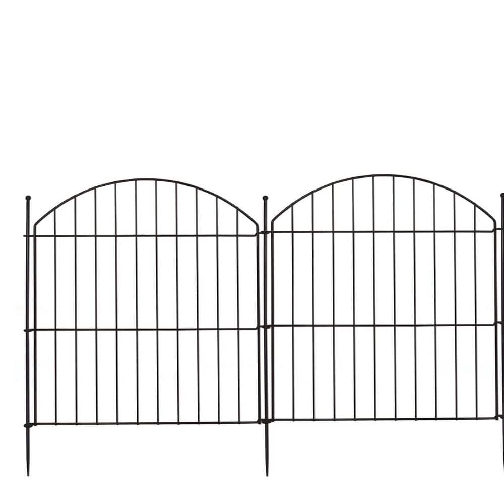 10 Panels Metal Decorative Garden Fence 24 in. H x 20 ft. L No Dig Fence Animal Barrier for Dog price history on PriceWatchPro