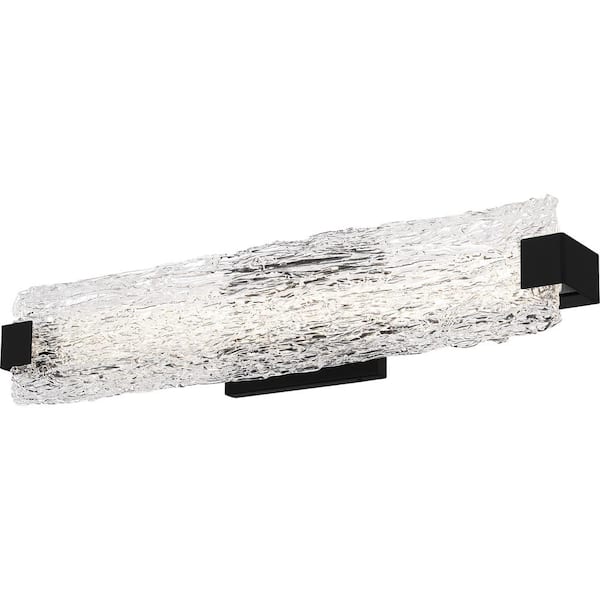 Quoizel Winter 24 in. 1-Light Matte Black LED Vanity Light