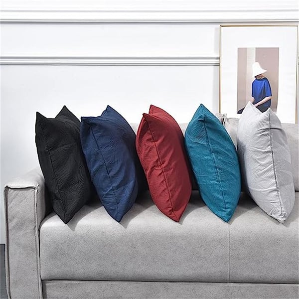 Buy Aosbos Winter Pillow Covers 18x18 Decorative Pillows for Living Room  Couch Bed Sofa Pillows Modern Decor Home Decor Fundas para Cojines  Decorativos Set of 2, Grey Online at desertcartINDIA