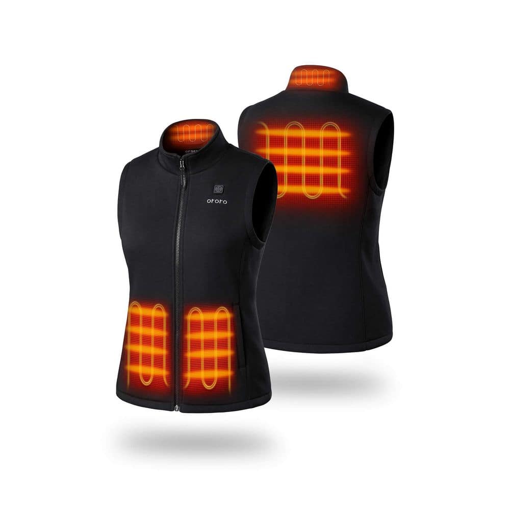 Women's Medium Black 7.38-Volt Lithium-Ion Fleece Heated Vest with (1) 4.8Ah Battery price history on PriceWatchPro