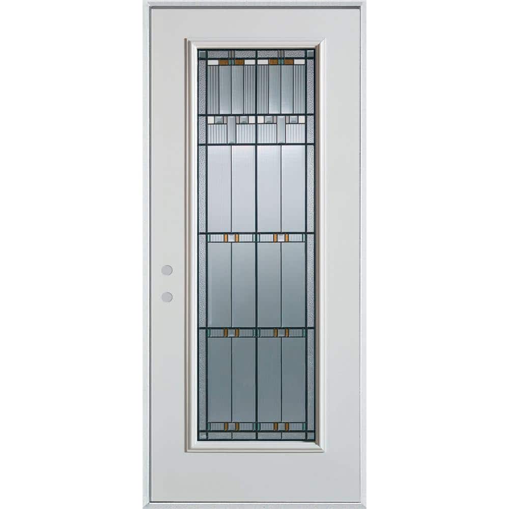 Architectural 32 in x 80 in Right-Hand/Inswing Full Lite White Primed Smooth Fiberglass Prehung Front Door price history on PriceWatchPro