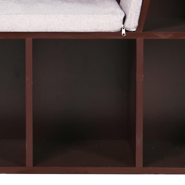 Kids Reading Nook and Storage Bookcase, Dark Chestnut offers