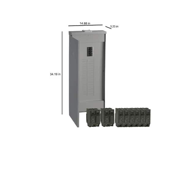 QO350 - Square D QO 3 Pole 50 Amp 240VAC Circuit Breaker Plug-On Thermal Magneti