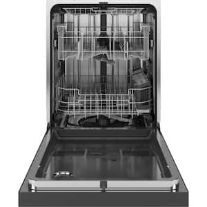 24 in. Fingerprint Resistant Stainless Steel Front Control Built-In Tall Tub Dishwasher w/ 3rd Rack, Bottle Jets, 45 dBA