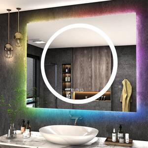 Homsion 30x55 Inch LED Bathroom Mirror - Anti-Fog, Dimmable Front & Back Light, 3 Color Temperatures - View #8