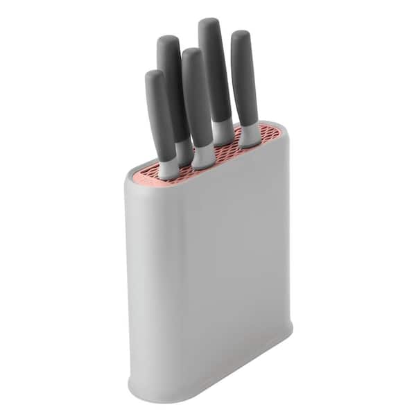 BergHOFF Essentials 6-piece Stainless Steel Knife Set with Block - 9163938