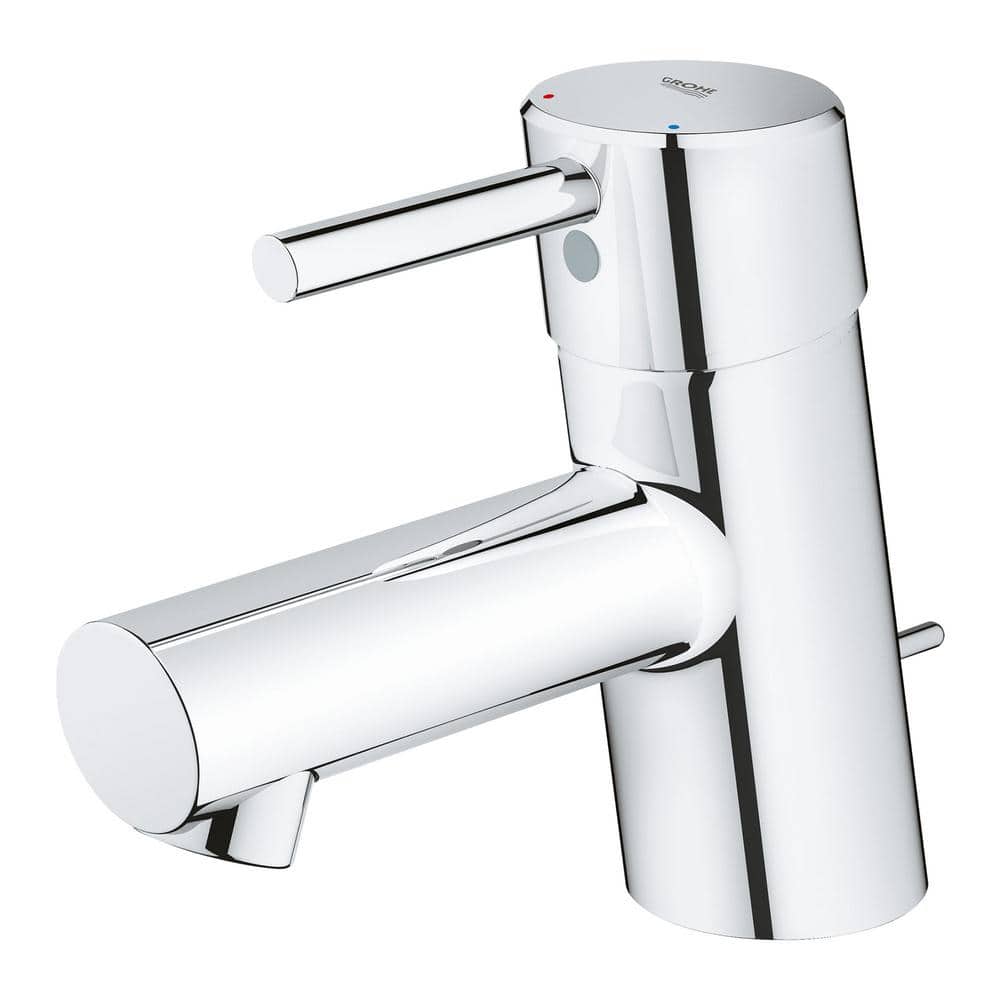 Sleek StarLight Chrome Single-Handle Bathroom Faucet with EcoJoy