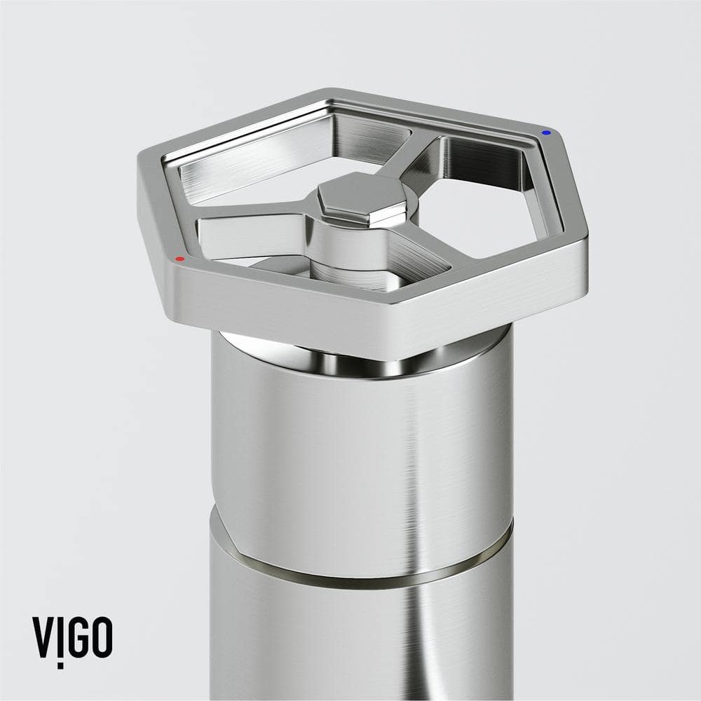 Ruxton Brushed Nickel Single Handle Bathroom Faucet
