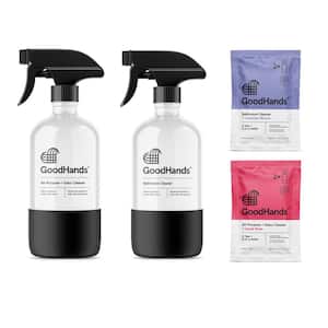 16 oz. All-Purpose Cleaner and Bathroom Cleaner (4-Pack) (Starter Kit Incudes 2 Spray Bottles and 4 Refills)