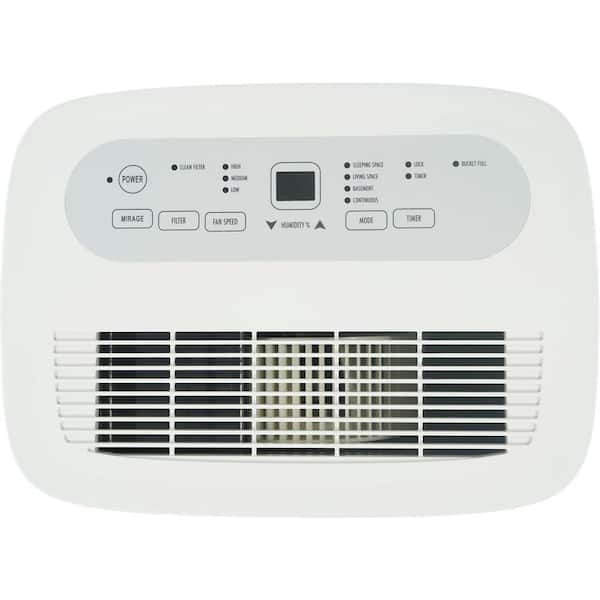 JHS 25-Pt. 1500 sq.ft. Dehumidifier in. White with LED Display 