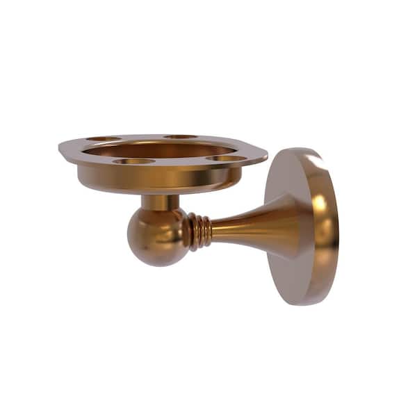 Shadwell Tumbler and Toothbrush Holder in Brushed Bronze