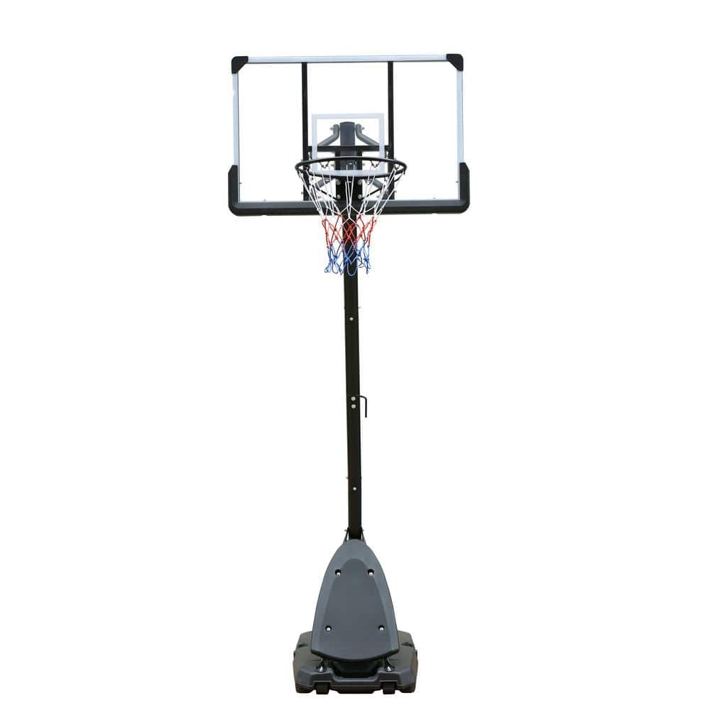 Outdoor Portable Basketball Goal Height Adjustable 6 ft. to10 ft. with 44 i