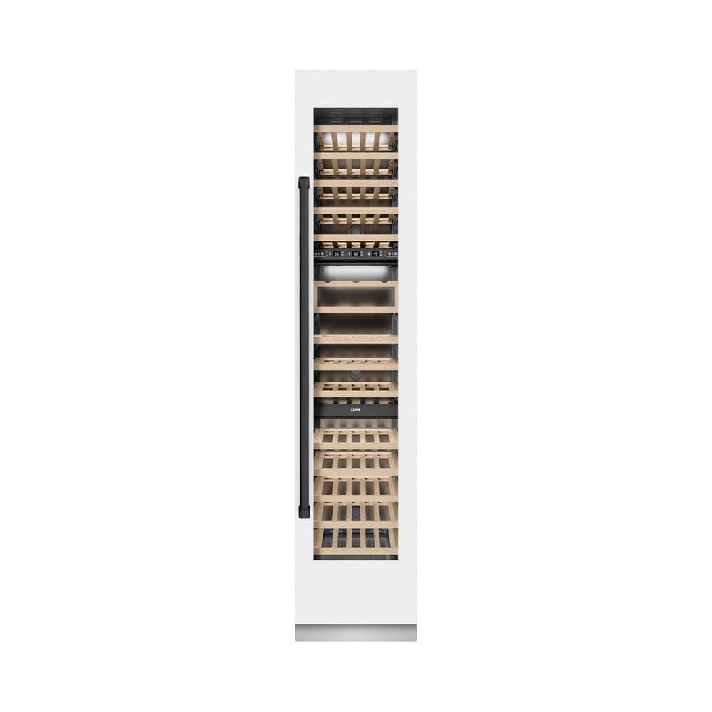 Autograph Edition 18 in. Triple Zone 68-Bottle Right Hinge Column Wine Cooler in White Matte with Matte Black Accents price history on PriceWatchPro