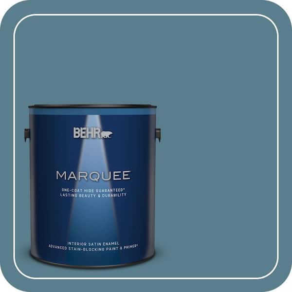 BEHR MARQUEE 1 gal. Home Decorators Collection #HDC-FL14-11 Cotton Denim Satin Enamel Interior Paint & Primer