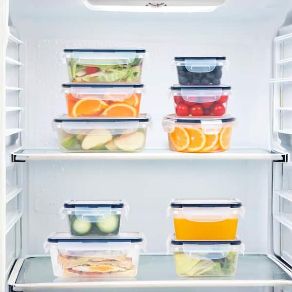 Numhew 32-Piece Tupperware Set for Food Storage with 16 Containers