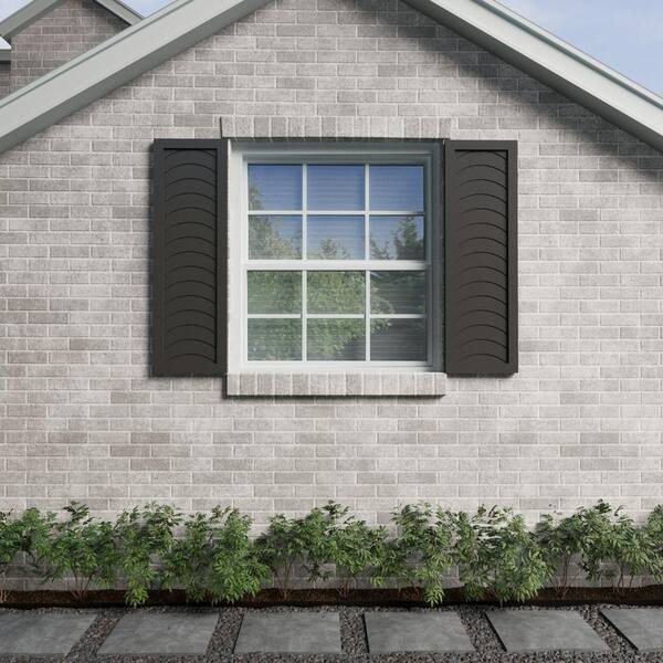 Ekena Millwork EnduraCore Kyoto Modern Style 18-in W x 40-in H