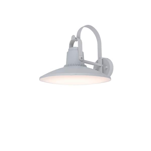 Lutec Coastal Cape Cod White Outdoor Integrated Led Wall Mount Barn Light Sconce Lantern 5274602331 Lutec Coastal Cape Cod White Outdoor, White Barn Light Sconce