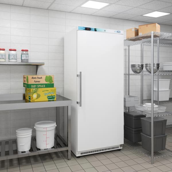 Koolmore - 30 in. 21 cu. ft. Manual Defrost Upright Freezer Solid Door Commercial Reach in White Garage Ready