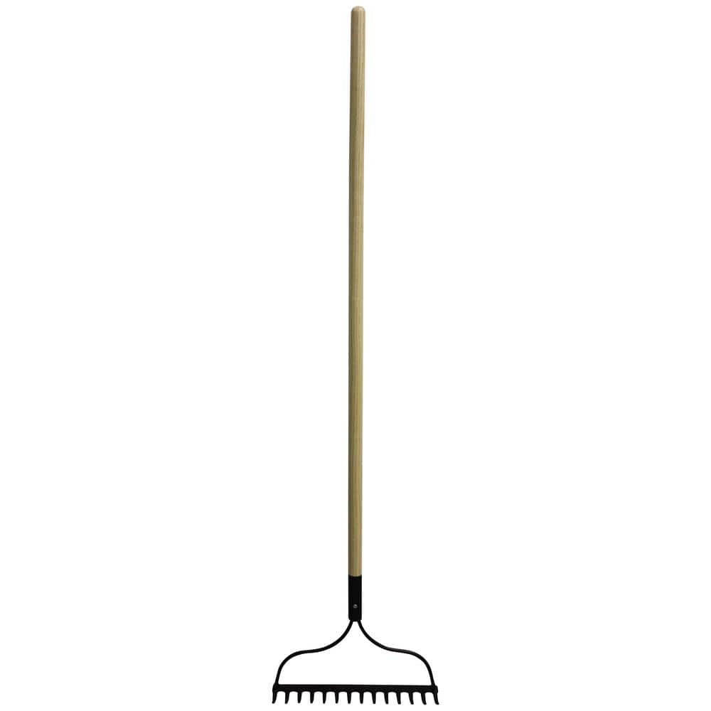 Workforce 54 in. Wooden Handle 14-Gauge Steel Rake