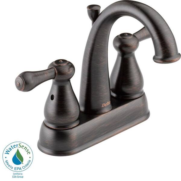 Unbranded Leland 4 in. 2-Handle High-Arc Bathroom Faucet in Venetian Bronze-DISCONTINUED