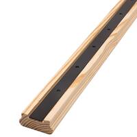 ProWood 6 ft. Southern Yellow Pine Moulded Rail Kit with Aluminum Round Balusters 447295