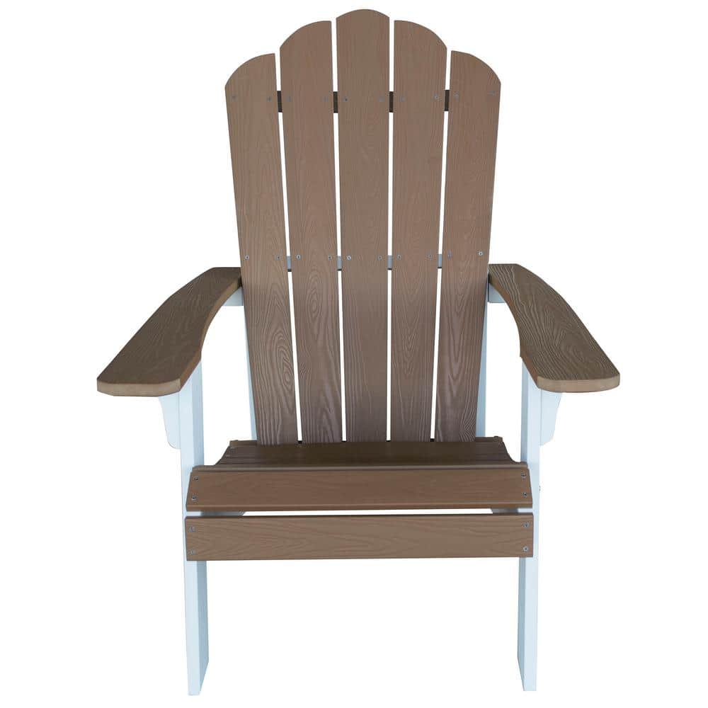 AmeriHome Tan with White Accents Outdoor 2Tone Wood Construction with