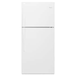 Midea Garage Ready 18.1-cu ft Top-Freezer Refrigerator (White