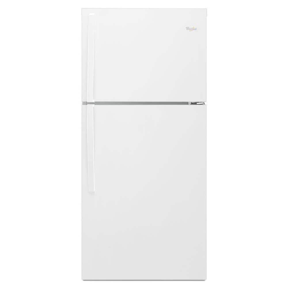 Whirlpool 19.2 cu. ft. Top Freezer Refrigerator in White, Smooth White