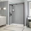 MAAX Utile Metro 32 in. x 60 in. x 83.5 in. Left Drain Alcove Shower ...