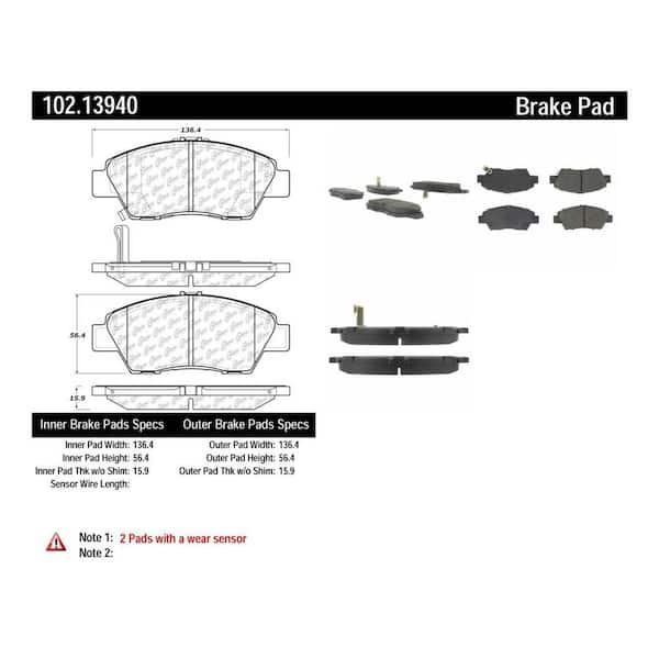 Centric Parts Disc Brake Pad Set