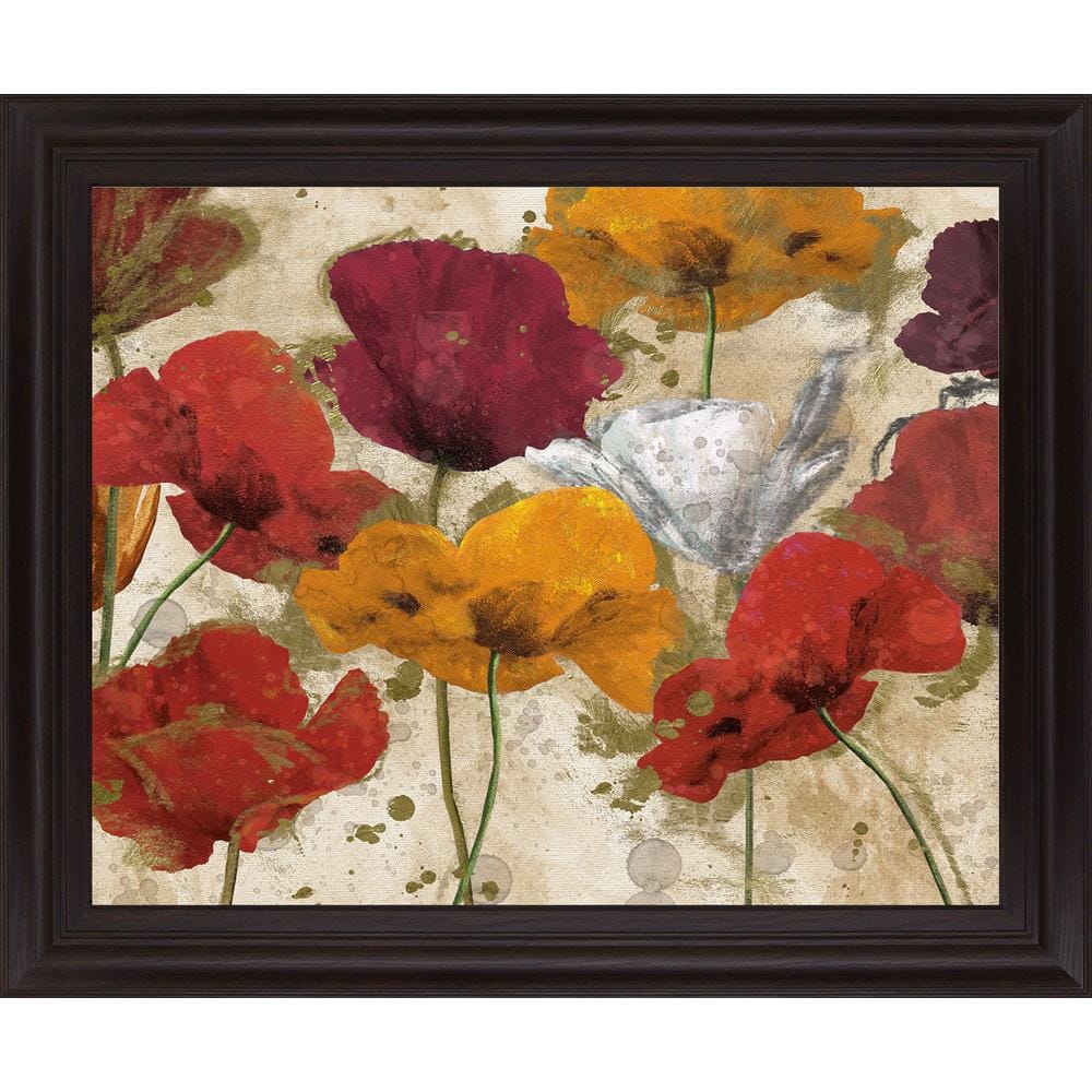 Happy Flowers By Katrina Craven Mirror Framed Print Wall Art 28 in. x 34 in. price history on PriceWatchPro