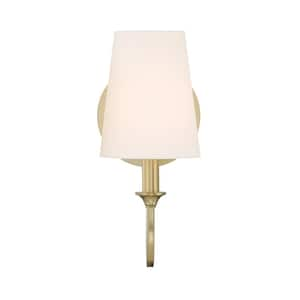 Payton 1-Light Vibrant Gold Wall Mount