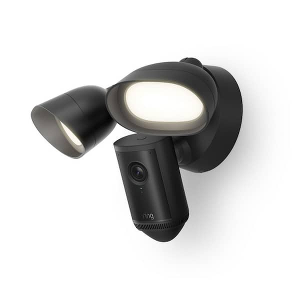 Floodlight Cam Pro Wired (2nd Gen) - Retinal 4K Security Camera, 10x Enhanced Zoom, Motion-Activated Floodlights, Black
