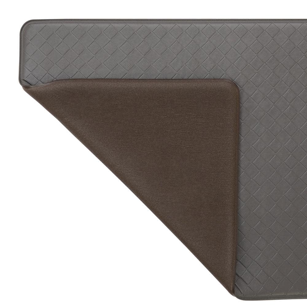 Charcoal Foam Anti-Fatigue Kitchen Mat, 17.5" x 60"