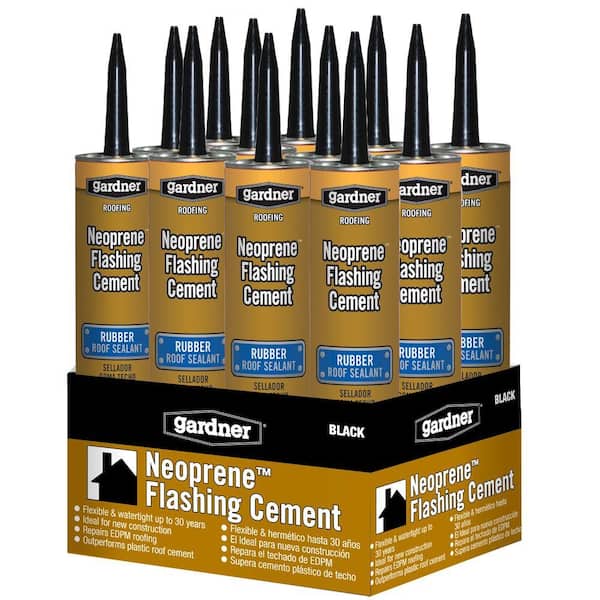 Gardner 10. oz. Neoprene Flashing Cement Roof Sealant (12Piece/Case