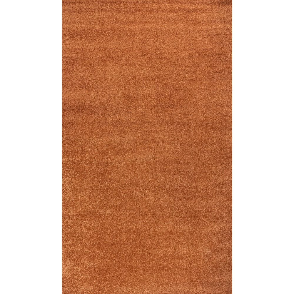 Modern Gray 4' x 6' Low-Pile Rectangular Synthetic Area Rug