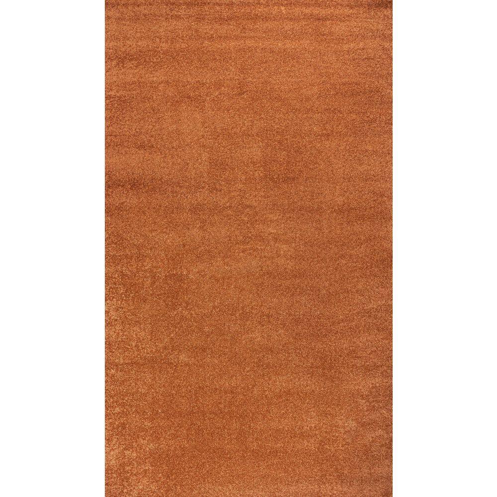 Haze Solid Orange Synthetic 8' x 10' Area Rug
